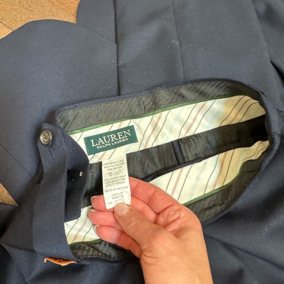 Boys Navy Blue Ralph Lauren Blue Suit Classic Size 10R - Picture 5 of 6